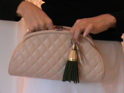 Chanel Caviar Leather Quilted Clutch