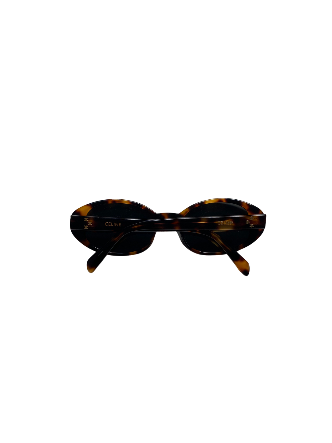 Celine Havana Oval Triomphe Tortoise Sunglasses – The  display picture 1