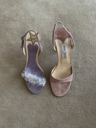 Jimmy Choo Lizard Heels, 40