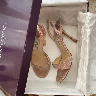 Jimmy Choo Lizard Heels, 40