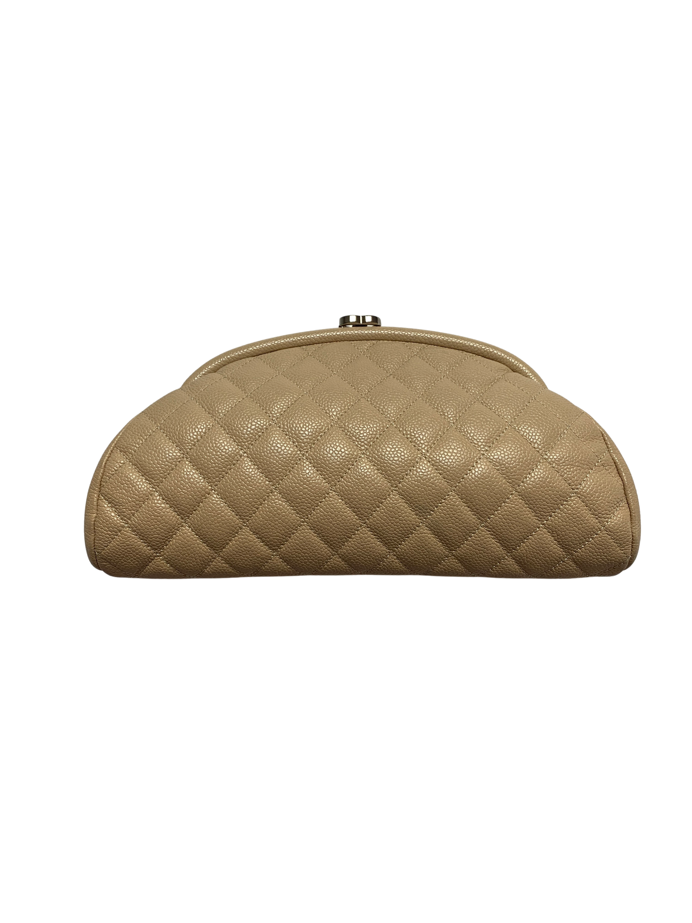 Chanel Caviar Leather Quilted Clutch