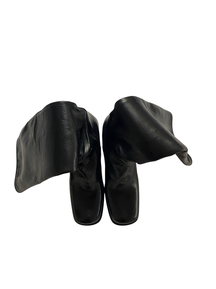 Prada Square toe Leather Boots as seen on cbk, 35 – The Millennial