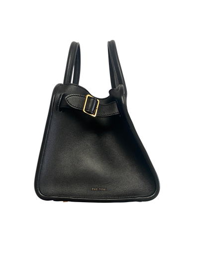 THE ROW Soft Margaux 10 Shoulder Bag In Black