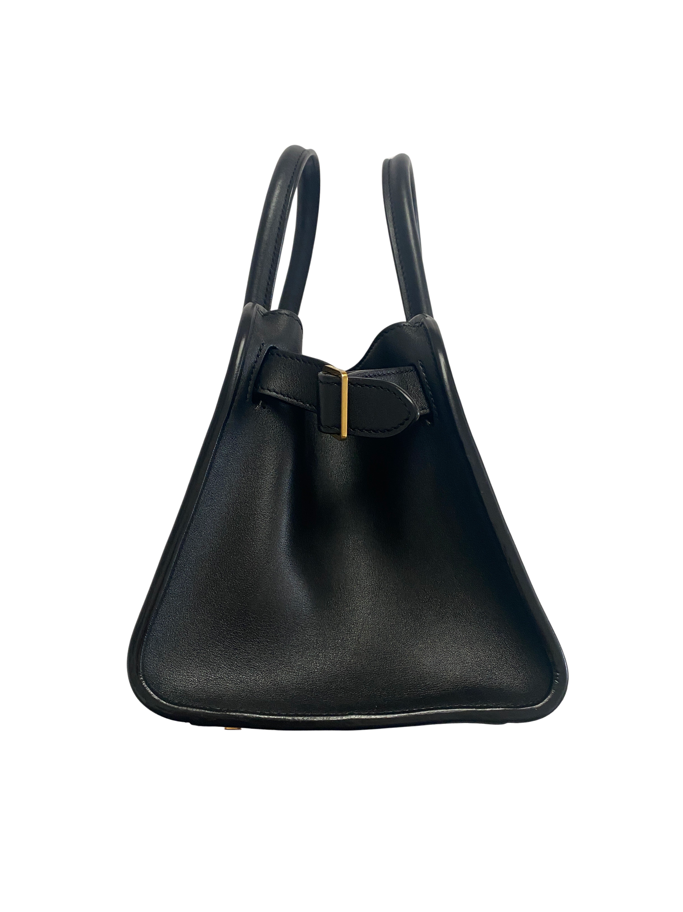 THE ROW Soft Margaux 10 Shoulder Bag In Black