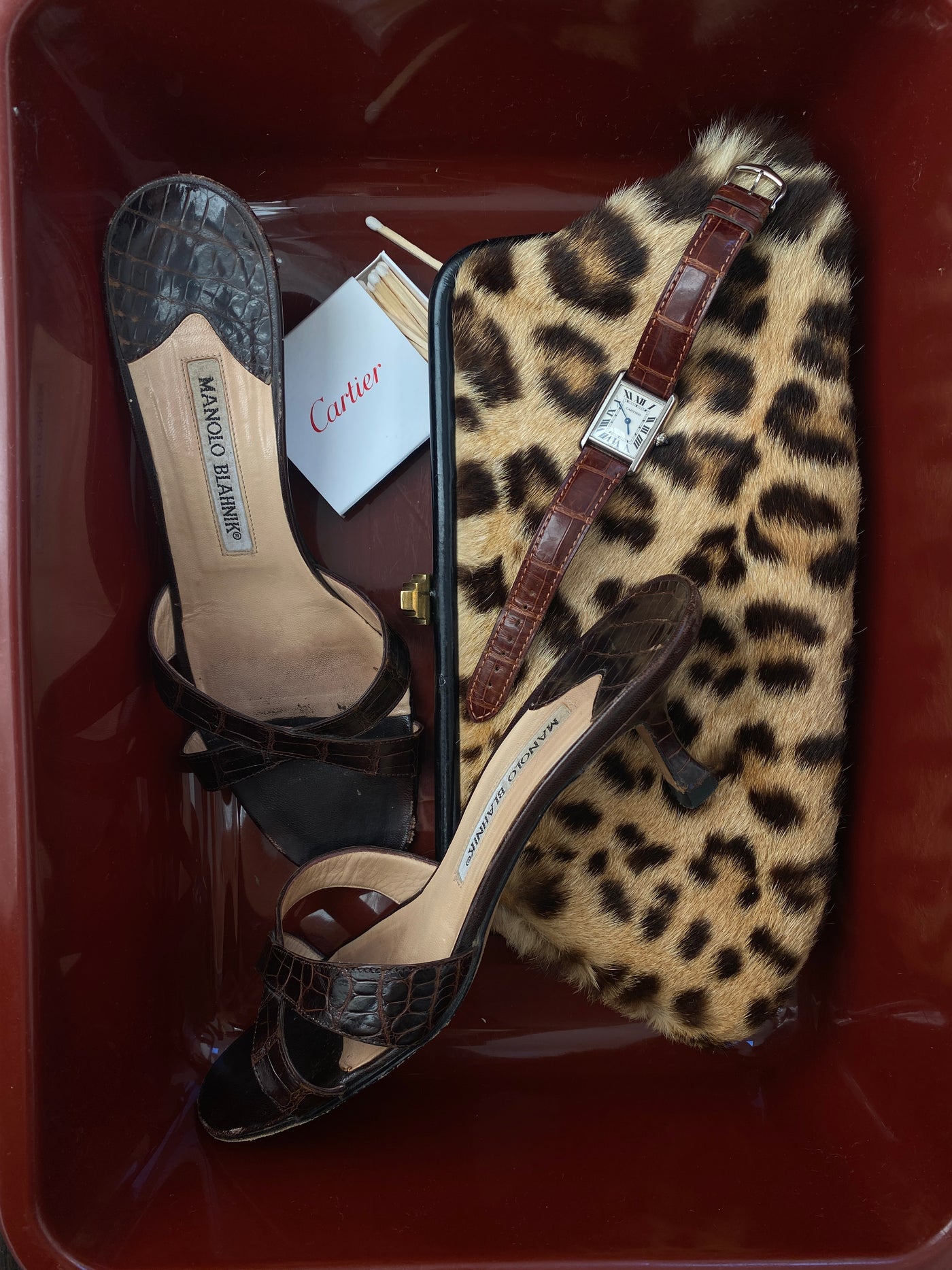 Manolo Croc Mules, 37