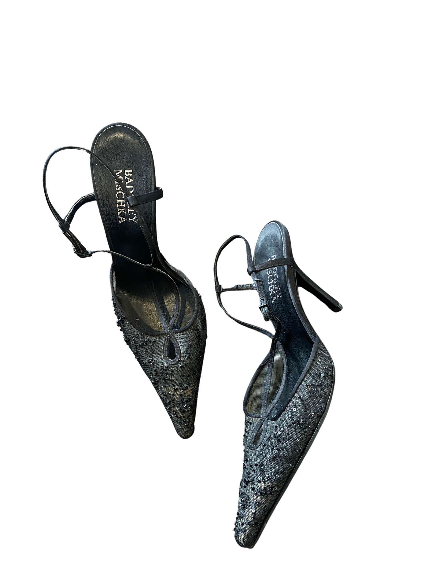 Badgley Mishka Embellished Heels, 39.5