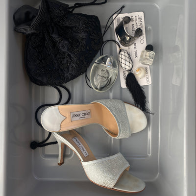 Jimmy Choo Satin Heels, 39