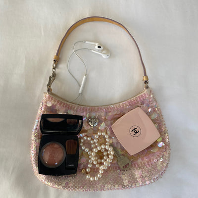 Prada Cleo Pink Sequin Bag