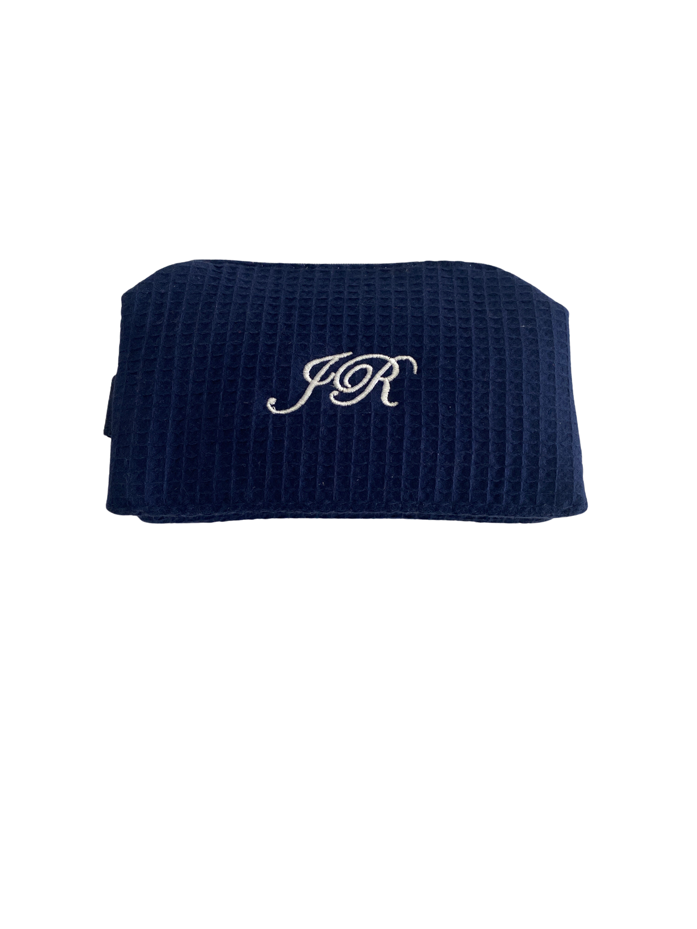 Small Blue monogrammed Makeup Bag