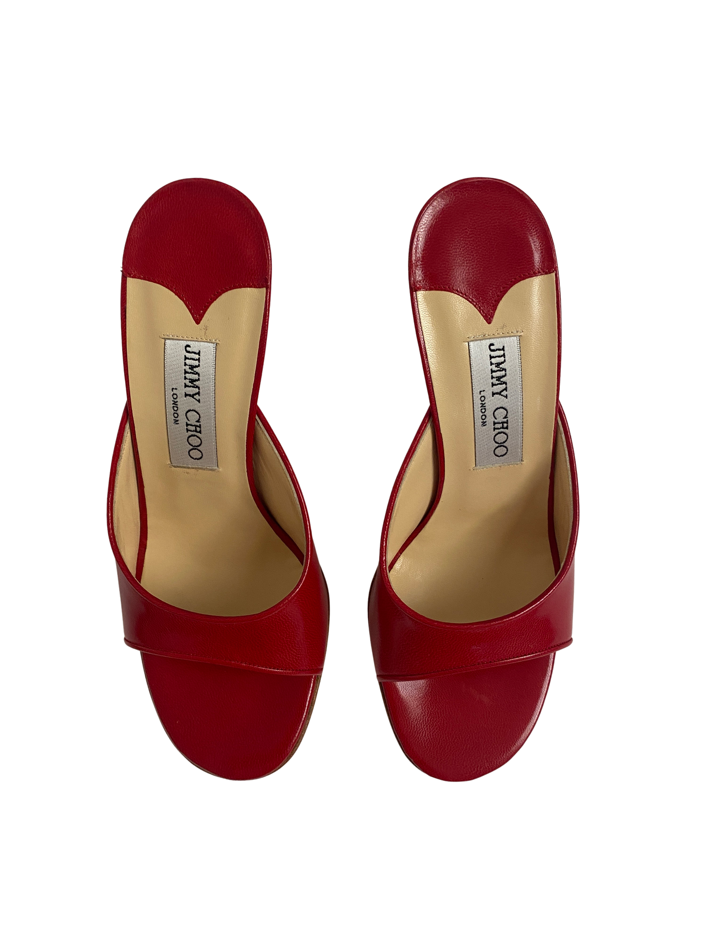 Jimmy Choo Red Mules, 37
