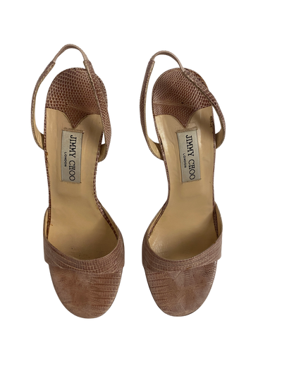 Jimmy Choo Lizard Heels, 40