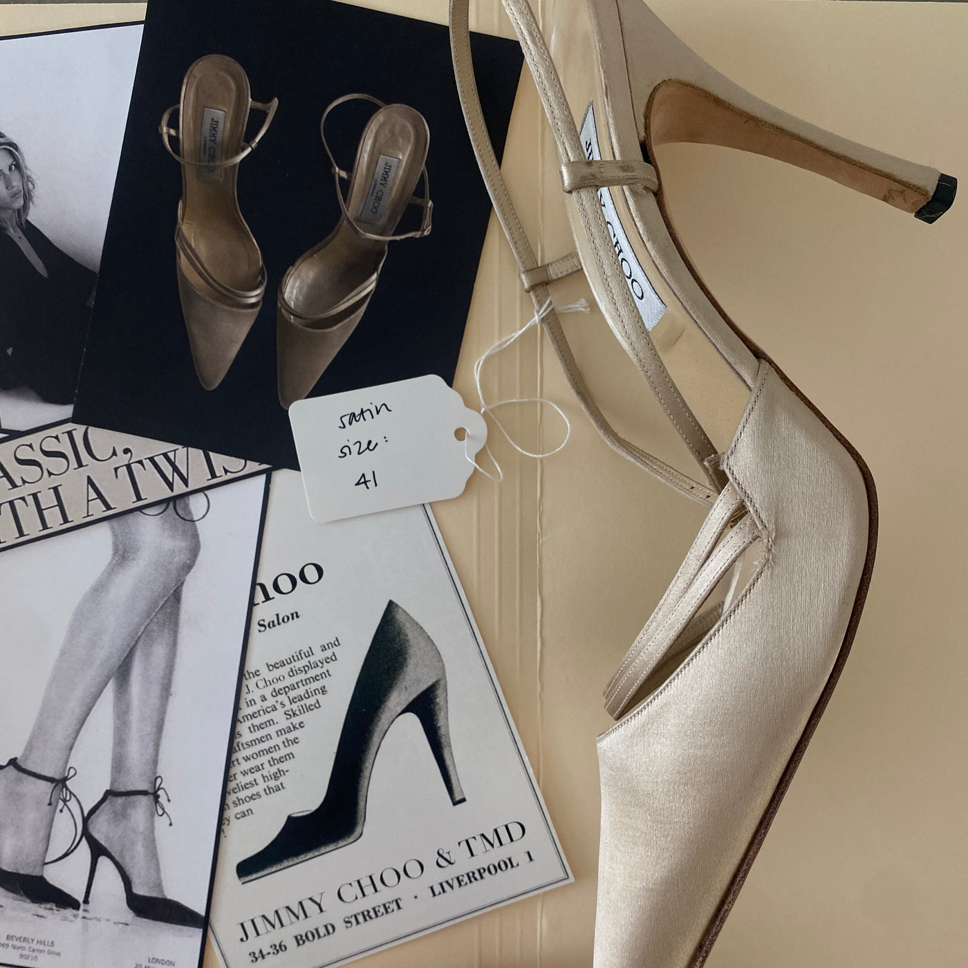 Jimmy Choo Satin Heels, 41
