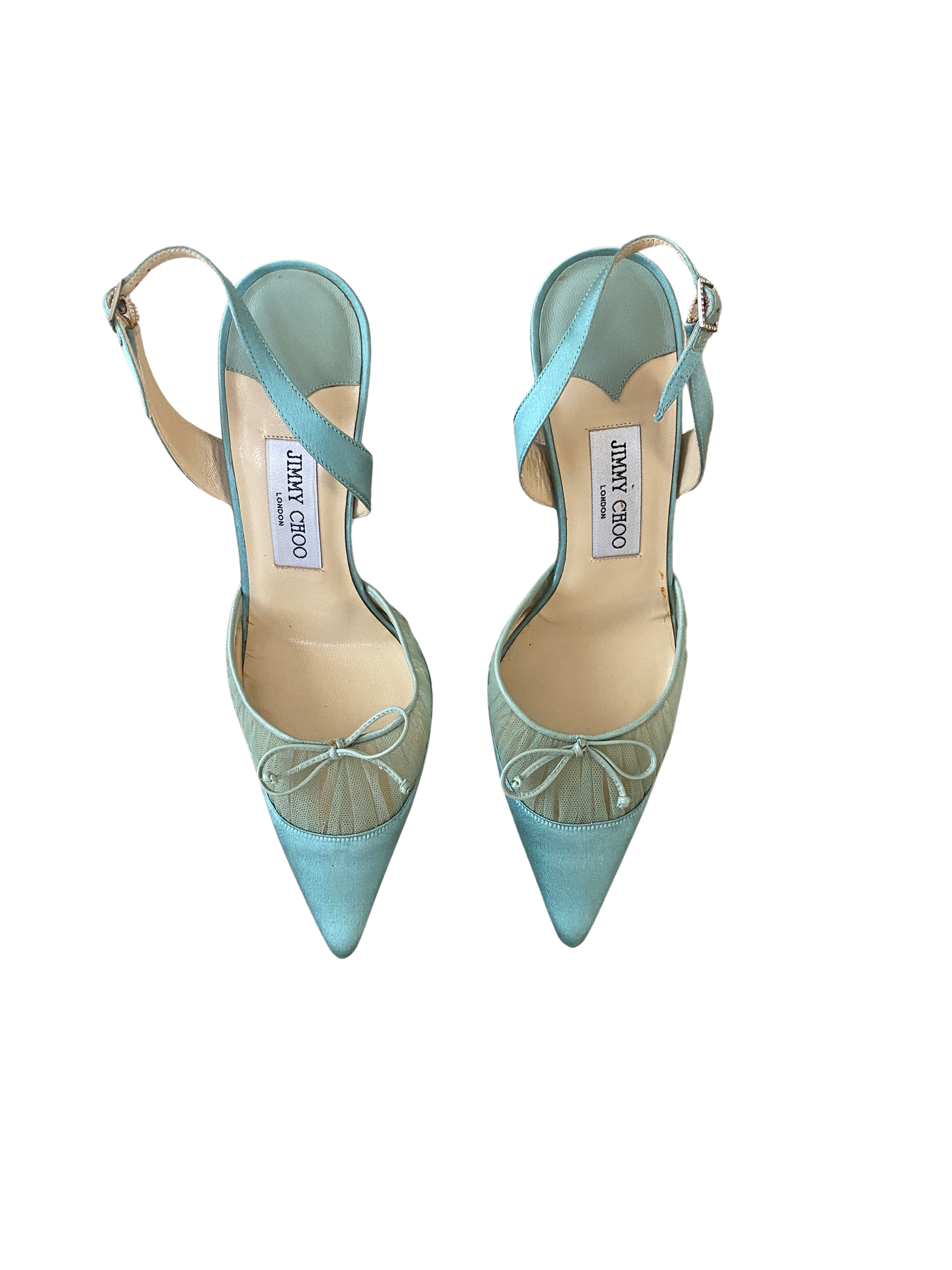 Jimmy Choo Satin Bow Heels