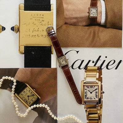 White Gold Cartier Tank Louis