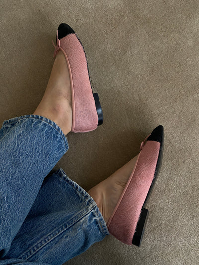 Chanel ponyhair flats, 37