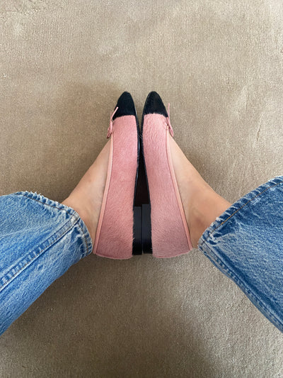 Chanel ponyhair flats, 37