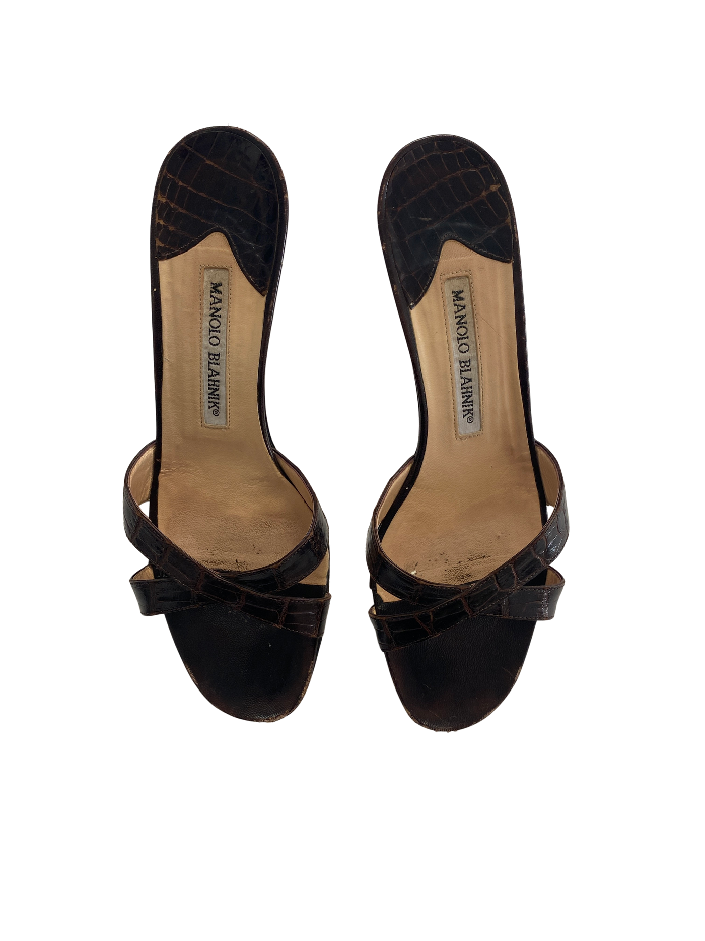 Manolo Croc Mules, 37