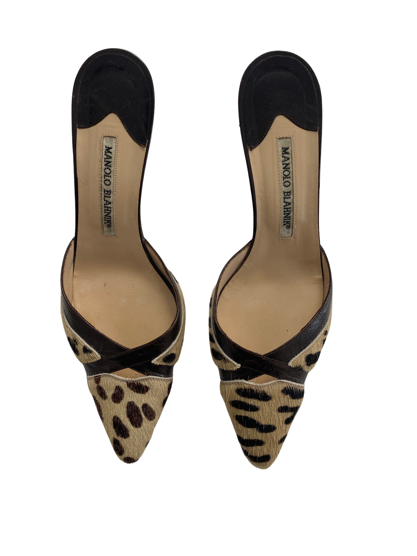 Manolo Ponyhair Mules, 37.5