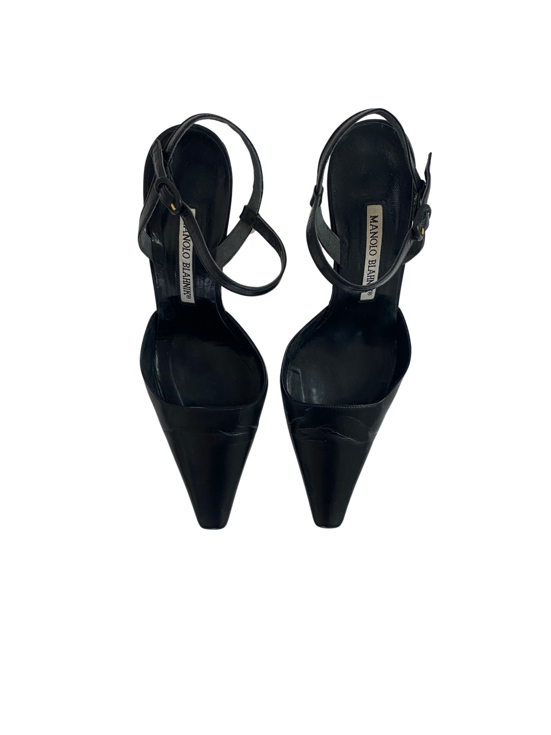 MANOLO BLAHNIK メリージェーン　ブラック Manolo Blahnik Mary Jane Heels, 36 – The Millennial Decorator