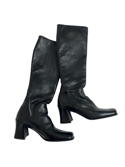 Prada Leather Boots as seen on cbk, 35