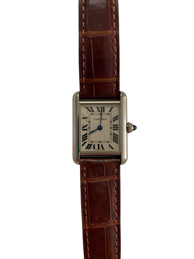 White Gold Cartier Tank Louis