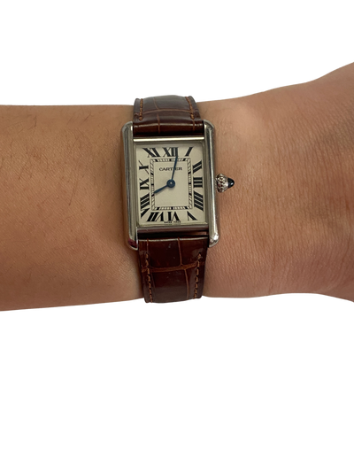 White Gold Cartier Tank Louis