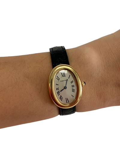 Yellow Gold Cartier Baignoire Watch