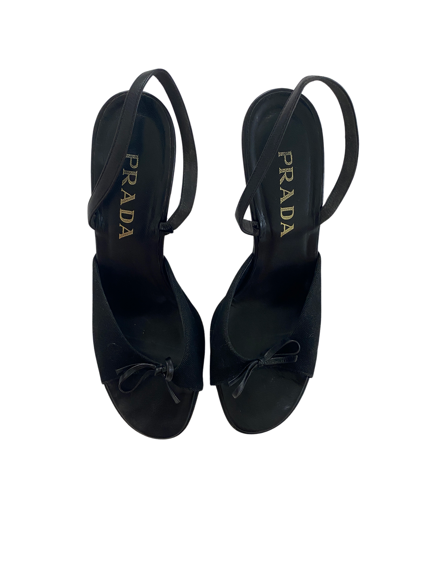 Prada Bow Slingbacks, 39.5