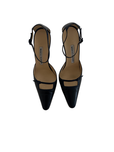 Manolo Blahnik Mary Janes, 37.5, as seen on cbk