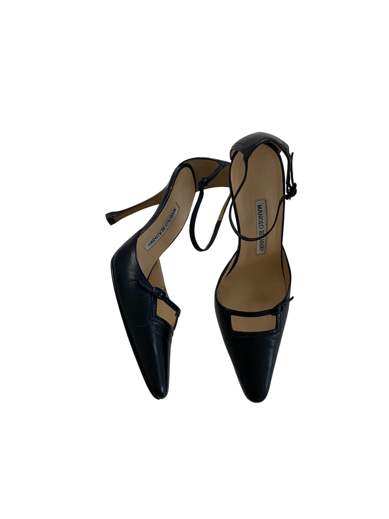 Manolo Blahnik Mary Janes, 37.5, as seen on cbk – The Millennial
