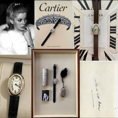 White Gold Cartier Baignoire Watch