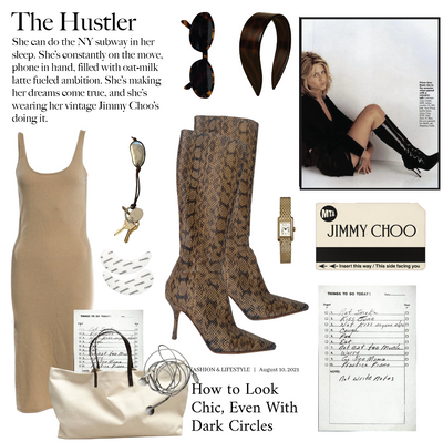 Jimmy Choo Snakeskin Boots, 36.5